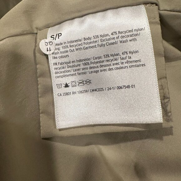 lululemon Coaches Jacket Lightweight Oversized-Fit Women Small Compass Khaki - Picture 8 of 8